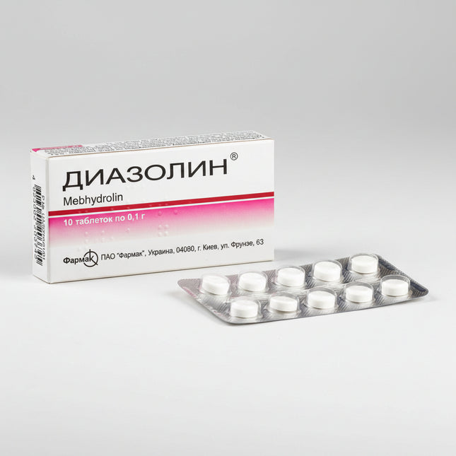 Diazolin is an&nbsp;antihistamine medication used to help relieve symptoms associated with allergic reactions. It works by blocking histamine receptors, helping reduce itching, swelling, sneezing, tearing, skin irritation, and nasal discomfort caused by allergens.

Diazolin is commonly used for seasonal and perennial allergies, food and medication reactions, and various allergic skin conditions. It provides effective symptom relief while being suitable for short-term or supportive allergy care when used as 
