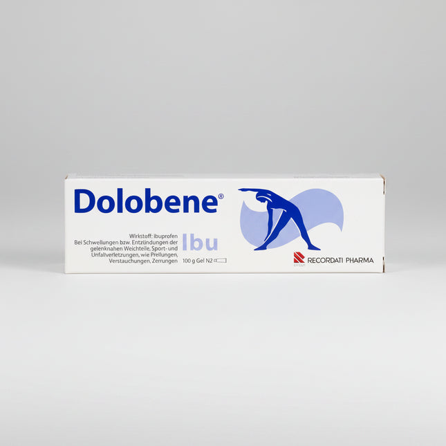 Dolobene IBU Gel is a&nbsp;topical anti-inflammatory and analgesic gel designed to help relieve local muscle and joint discomfort, swelling, and inflammation. It combines the anti-inflammatory action of ibuprofen with complementary components that enhance skin penetration and soothe affected areas. It is commonly used for sports injuries, strains, sprains, bruises, and soft tissue inflammation.