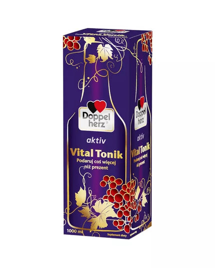DOPPELHERZ Vital Tonic, vitamins, for the heart, for stress 1000ml