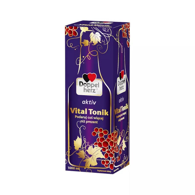 DOPPELHERZ Vital Tonic, vitamins, for the heart, for stress 1000ml