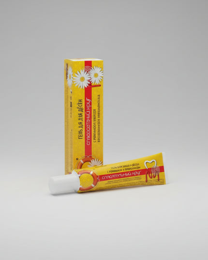 Dr. Retter Gum Gel “Chamomile &amp; Propolis” is a pharmacy-grade oral care gel formulated to support sensitive gums and help reduce signs of gingival inflammation. The formula combines herbal extracts with chlorhexidine digluconate to provide soothing, antiseptic, and regenerative support for the oral mucosa.