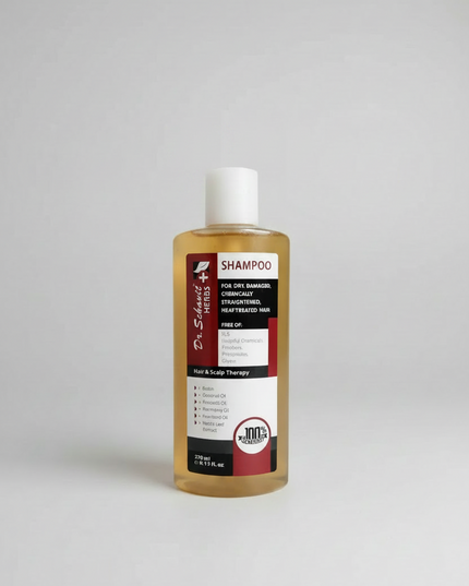Dr. Schavit Herbs Herbal Shampoo for Dry, Heat-Treated Hair is a plant-based hair care formula designed to gently cleanse, nourish, and restore vitality to dry, damaged, color-treated, or heat-processed hair. Formulated with botanical extracts, natural oils, antioxidants, and vitamins, this herbal shampoo helps maintain scalp health while supporting stronger, softer, and more resilient hair.&nbsp;