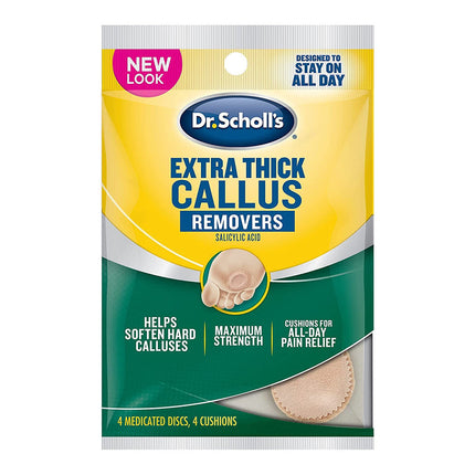dr scholl's extra callus removers, dr scholls callus remover, callus remover pads, extra thick callus pads, salicylic acid 40%, medicated callus remover, foot callus treatment, callus relief, foot care, callus cushions, callus pads, painful callus relief, thick callus treatment, salicylic acid pads, foot pain relief, callus remover discs, средство от мозолей, удаление натоптышей, подушечки от мозолей, салициловая кислота 40%, уход за стопами, лечение натоптышей, medicated callus remover, removedor de callos