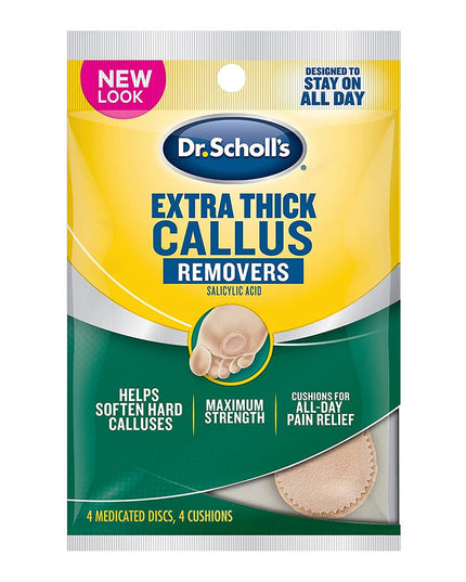 dr scholl's extra callus removers, dr scholls callus remover, callus remover pads, extra thick callus pads, salicylic acid 40%, medicated callus remover, foot callus treatment, callus relief, foot care, callus cushions, callus pads, painful callus relief, thick callus treatment, salicylic acid pads, foot pain relief, callus remover discs, средство от мозолей, удаление натоптышей, подушечки от мозолей, салициловая кислота 40%, уход за стопами, лечение натоптышей, medicated callus remover, removedor de callos
