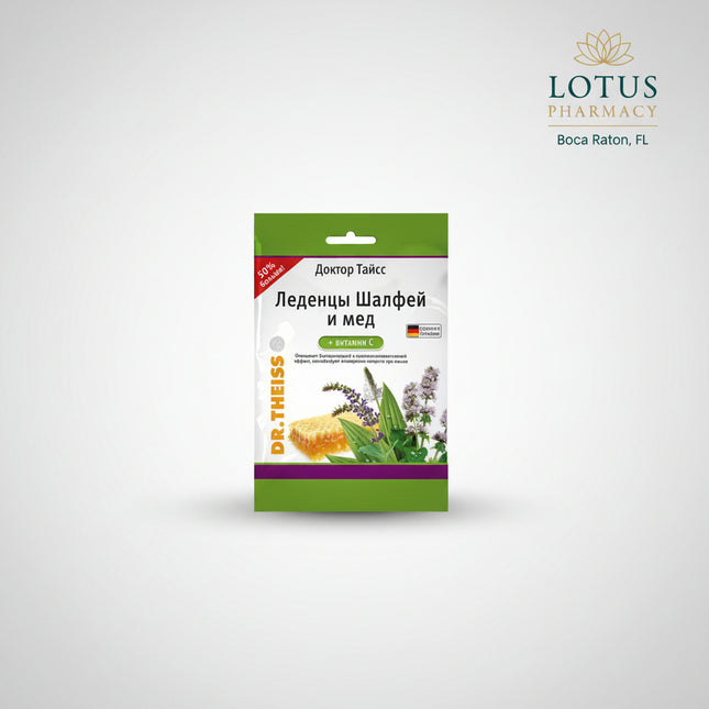 Dr. Theiss Cough Drops with Vitamin C (Леденцы от кашля с витамином C Доктор Тайсс) are herbal lozenges designed to provide soothing care for the throat and upper respiratory tract during periods of coughing, hoarseness, throat irritation, and discomfort.