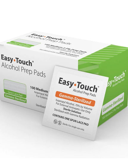 Easy Touch, EasyTouch, Alcohol Prep Pads, Alcohol Swabs, Sterile Alcohol Pads, Isopropyl Alcohol 70%, Skin Disinfection, Antiseptic Wipes, Injection Prep, Diabetes Care, Blood Glucose Testing, Insulin Supplies, Medical Supplies, First Aid, Sterile Wipes, Gamma Sterilized, Skin Cleansing, Injection Site Preparation, Healthcare Supplies, Home Medical Supplies, Изи Тач, Спиртовые Салфетки, Антисептические Салфетки, Изопропиловый Спирт 70%, Подготовка К Инъекции, Диабетические Принадлежности, Дезинфекция Кожи, 