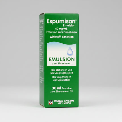 Espumisan L is a gentle anti-foaming oral solution used to relieve gas-related digestive discomfort in infants, children, and adults. It contains simethicone, which works physically (not chemically) by breaking down gas bubbles in the gastrointestinal tract, making them easier to eliminate naturally. Espumisan L is well tolerated and does not get absorbed into the body.