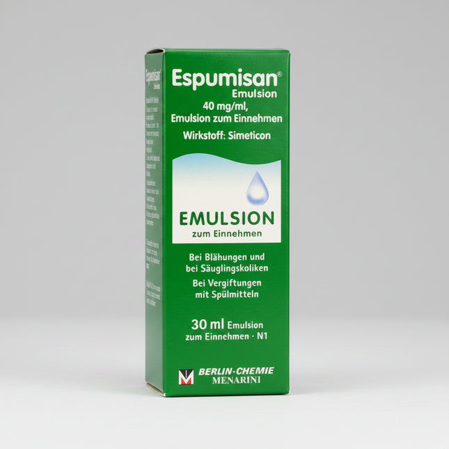 Espumisan L is a gentle anti-foaming oral solution used to relieve gas-related digestive discomfort in infants, children, and adults. It contains simethicone, which works physically (not chemically) by breaking down gas bubbles in the gastrointestinal tract, making them easier to eliminate naturally. Espumisan L is well tolerated and does not get absorbed into the body.