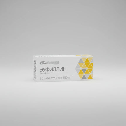 Eufilin is medicinal product containing aminophylline, a compound of theophylline and ethylenediamine, used to help relax smooth muscles of the airways and improve breathing. It belongs to the group of bronchodilators and is commonly prescribed for conditions associated with bronchospasm and impaired airway patency.