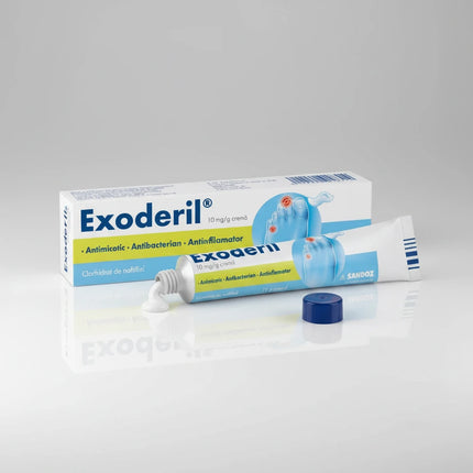 exoderil cream, exoderil 1% cream, exoderil 15 g, exoderil 20 g, exoderil 50 g, naftifine cream, naftifine hydrochloride, antifungal cream, athlete's foot treatment, ringworm treatment, jock itch treatment, cutaneous candidiasis, pityriasis versicolor, fungal skin infection, topical antifungal, skin fungus cream, european pharmacy, экзодерил крем, экзодерил 1%, нафтифин, противогрибковый крем, грибок кожи, грибок стопы, микоз кожи, кандидоз кожи, разноцветный лишай, лечение грибка, farmacia europea, crema e