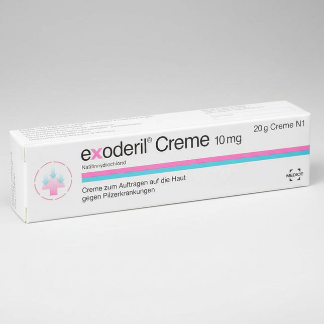 exoderil cream, exoderil 1% cream, exoderil 15 g, exoderil 20 g, exoderil 50 g, naftifine cream, naftifine hydrochloride, antifungal cream, athlete's foot treatment, ringworm treatment, jock itch treatment, cutaneous candidiasis, pityriasis versicolor, fungal skin infection, topical antifungal, skin fungus cream, european pharmacy, экзодерил крем, экзодерил 1%, нафтифин, противогрибковый крем, грибок кожи, грибок стопы, микоз кожи, кандидоз кожи, разноцветный лишай, лечение грибка, farmacia europea, crema e
