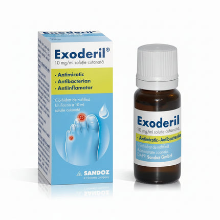 exoderil, exoderil solution, exoderil 1%, naftifine, naftifine hydrochloride, antifungal solution, nail fungus treatment, onychomycosis treatment, athlete's foot treatment, ringworm treatment, jock itch treatment, fungal skin infection, topical antifungal, skin fungus, foot fungus, european pharmacy, экзодерил, экзодерил раствор, нафтифин, противогрибковый раствор, грибок ногтей, онихомикоз, грибок стопы, микоз кожи, лечение грибка, farmacia europea, exoderil solución, naftifina, clorhidrato de naftifina, s