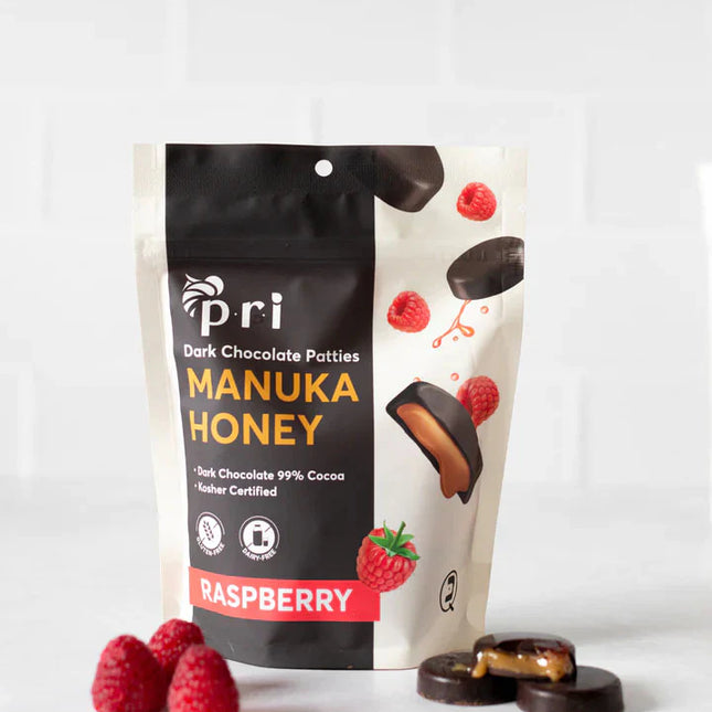 PRI Manuka Honey Coffee Chocolate Patties – 5 Oz