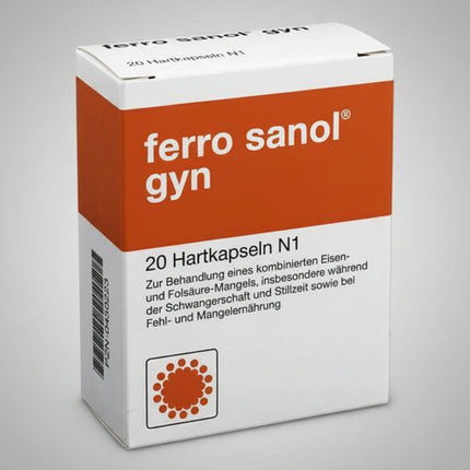Ferro Sanol® Gyn is an&nbsp;oral iron supplement formulated to help prevent and treat iron deficiency in women, particularly during periods of increased iron demand such as pregnancy, postpartum, menstruation, and gynecological blood loss. It contains iron(II) glycine sulfate complex, which is designed for good absorption and gastrointestinal tolerability.