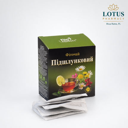 FitoProduct Herbal Tea No. 14 “Pancreatic” is a Ukrainian herbal tea blend formulated with a combination of traditional botanicals used to support digestive comfort and normal gastrointestinal function. The blend contains rose hips, oregano, St. John’s wort, peppermint, immortelle, dandelion root, and nettle leaf.