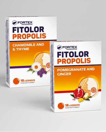Fitolor Lozenges are soothing throat pastilles made with&nbsp;natural propolis, a protective substance produced by bees to safeguard their hives. Propolis is valued for its soothing and protective properties, helping relieve throat irritation and dryness while supporting oral and throat comfort.