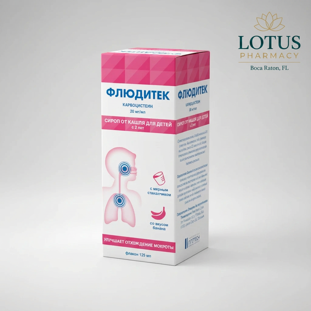 Fluditec Children's Syrup 20 mg/ml – 125 ml – Lotus Pharmacy & Kids ...