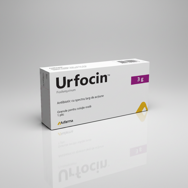 Fosfomycin (brand name Monural) is an antibiotic medication used to treat uncomplicated urinary tract infections (UTIs), particularly acute cystitis in adults. Its active ingredient, fosfomycin trometamol, works by killing the bacteria that cause bladder infections.

Doctor-prescribed fosfomycin is provided as a single-use sachet of 3 g granules that are dissolved in water and taken orally. The convenient single-dose regimen helps reduce bacterial load in the urinary tract.