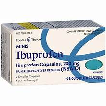 Foster & Thrive Minis Ibuprofen 200 mg Liquid Filled Capsules – 20 Count