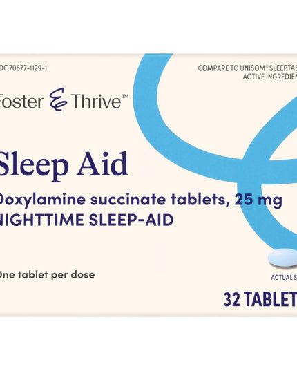 Foster & Thrive Sleep Aid Tablets 25 mg – 32 Tablets