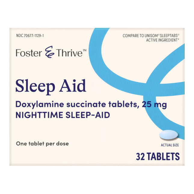 Foster & Thrive Sleep Aid Tablets 25 mg – 32 Tablets