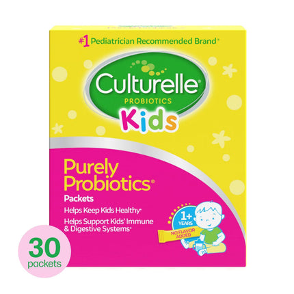 Culturelle Kids Daily Probiotic Packets for Healthy Immune and Digestive System Powder - 1.5oz/30ct