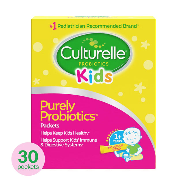 Culturelle Kids Daily Probiotic Packets for Healthy Immune and Digestive System Powder - 1.5oz/30ct