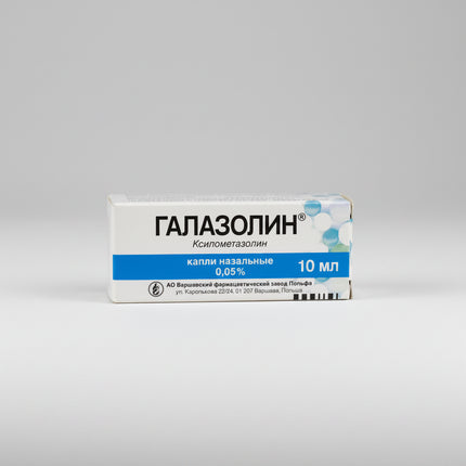 Galazolin Nasal Drops are a topical nasal decongestant containing&nbsp;xylometazoline hydrochloride 0.05 %, an α-adrenergic agonist that causes constriction of nasal blood vessels, reducing swelling of the nasal mucosa and helping to improve nasal breathing and relieve congestion.