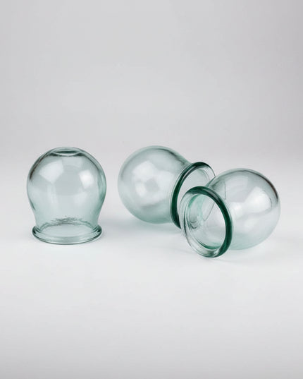 Glass cups for cupping therapy are traditional tools used in supportive wellness and recovery practices. They are commonly utilized in alternative and traditional medicine approaches to promote local circulation and relaxation through controlled vacuum suction applied to the skin.