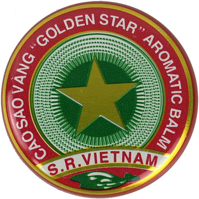 Golden Star Balm (Cao Sao Vang) Aromatic Herbal Balm for Headache, Congestion & Muscle Comfort – 4 g