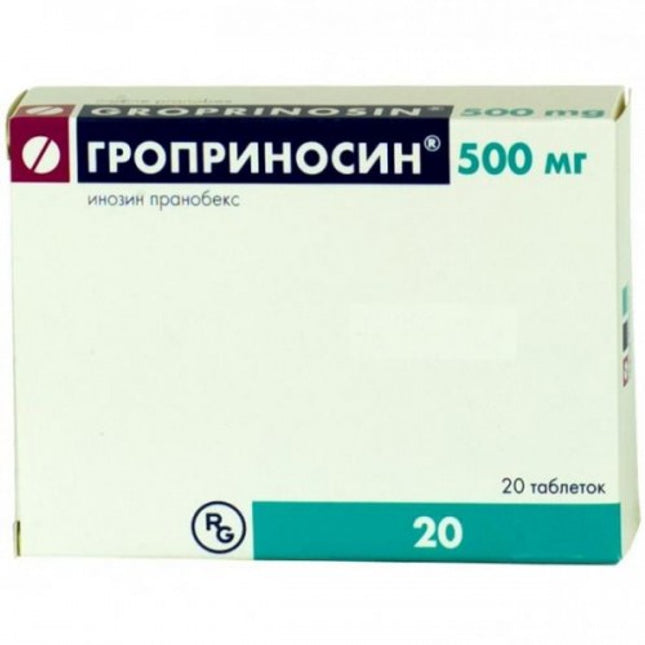 GROPRINOSIN 500MG #20