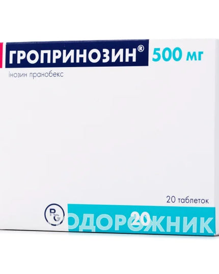 Groprinosin  500mg 20 tablets