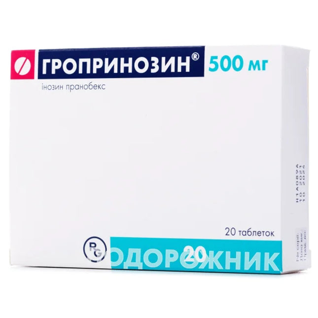 Groprinosin  500mg 20 tablets