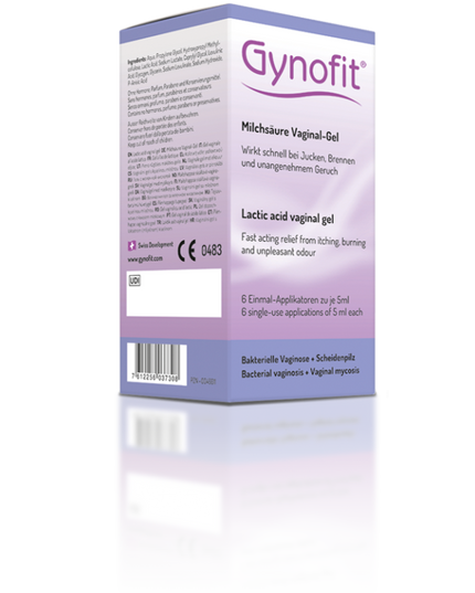 Gynofit Vaginal Gel 6 × 5 ml – Lactic Acid Vaginal Gel for pH Balance