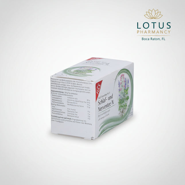 H&amp;S Sleep &amp; Nerves Tea No. 11 is a&nbsp;herbal medicinal tea formulated to support relaxation, nervous system balance, and healthy sleep. It contains a carefully selected blend of calming medicinal herbs traditionally used to help reduce nervous tension, ease restlessness, and promote restful sleep.