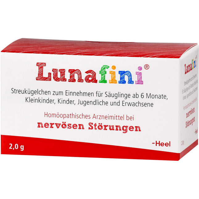 Lunafini packaging with German text on a white background