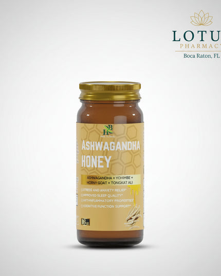 Herb To Body Ashwagandha Honey is a multifloral herbal honey blend combining ashwagandha with honey and a broad botanical blend. The formula is designed for people looking to incorporate adaptogenic and traditional herbal ingredients into a daily wellness routine in an easy spoonable format.
