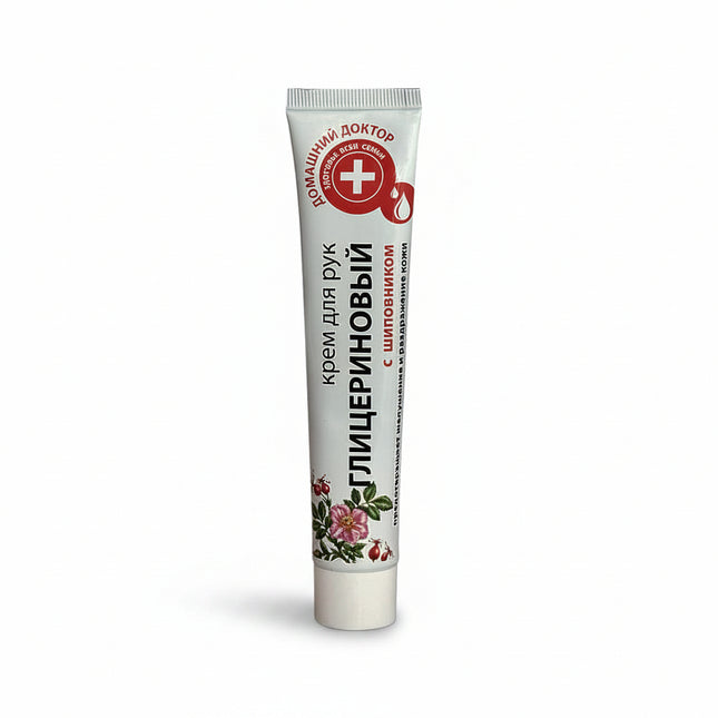 Home Doctor Hand Cream is a protective, fast-absorbing formula that creates an invisible silicone barrier on the skin to shield hands from dryness, irritation, and environmental damage.