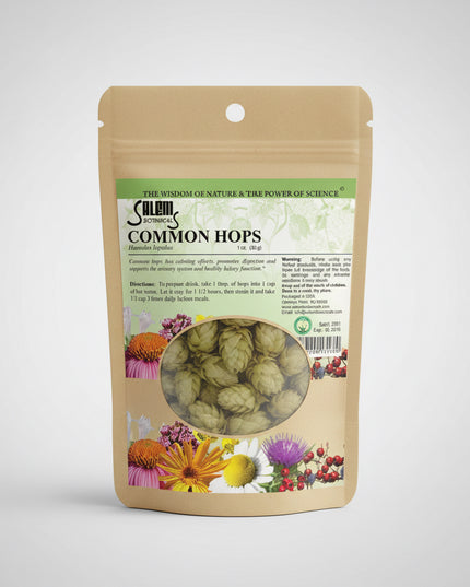Hops Cone is a traditional herbal ingredient widely used in herbal medicine for its&nbsp;calming, digestive, and urinary support properties. Common hops are valued for their gentle relaxing effect on the nervous system, support of healthy digestion, and contribution to normal urinary and kidney function.