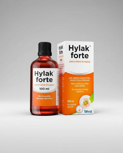 Hylak Forte is probiotic-based oral solution designed to support the restoration and maintenance of healthy intestinal microflora. It is commonly used when the balance of gut bacteria is disrupted due to antibiotics, poor nutrition