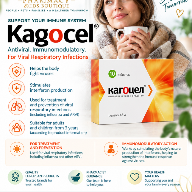 Kagocel® 12 mg – 10 Tablets