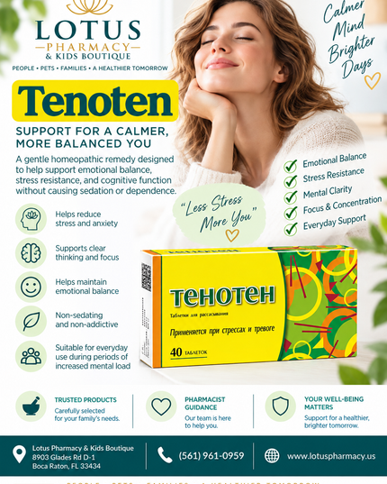 Tenoten Homeopathic Tablets – 40 Tablets