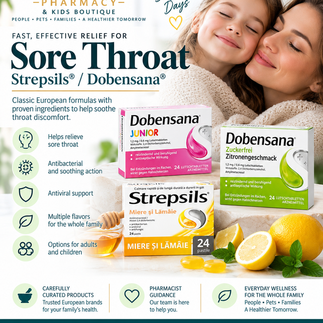 Pastillas Strepsils, 24 unidades