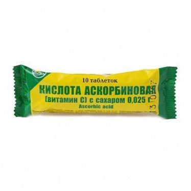 Ascorbic Acid "Askorbinka", 10 Tab
