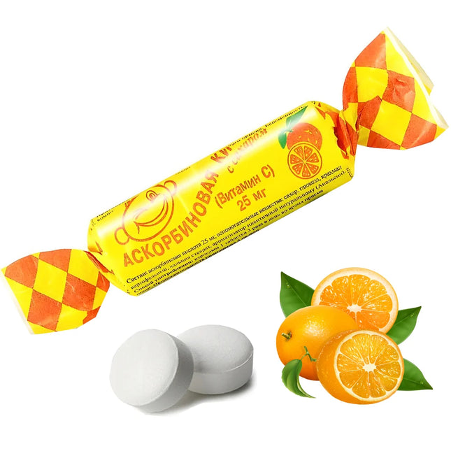 Ascorbic Acid "Askorbinka", 10 Tab