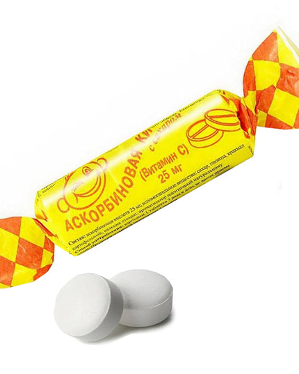 Ascorbic Acid "Askorbinka", 10 Tab