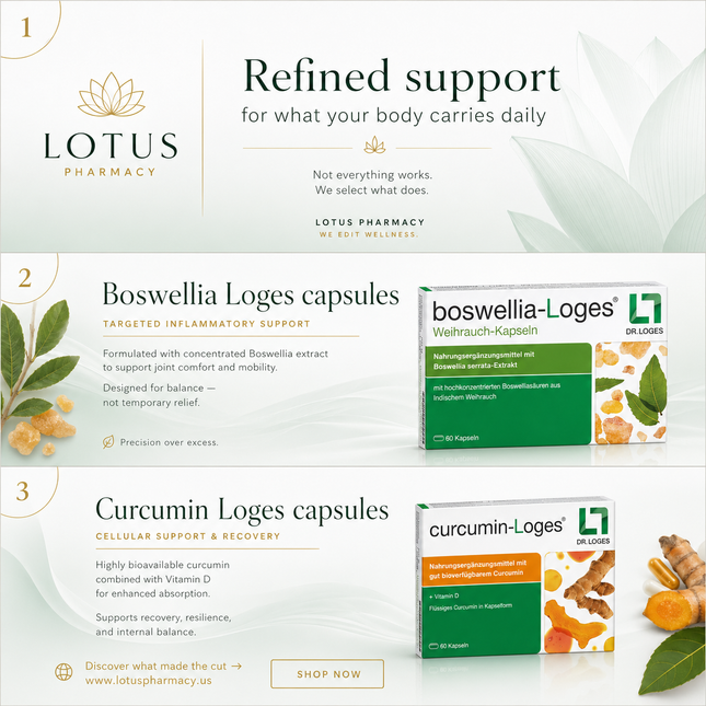 Curcumin-Loges Capsules, 60 ct High-Absorption Turmeric (Curcumin) for Joint, Inflammation & Digestive Support