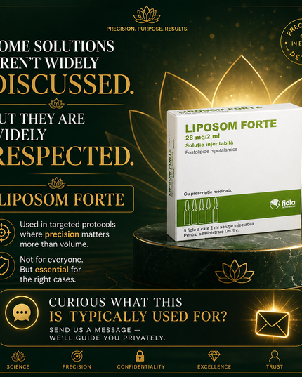 Liposom Forte 28 mg/2 ml, 5 × 2 ml Vials  Hypothalamic Phospholipid Injection | Neuro-Metabolic and Hepatic Support