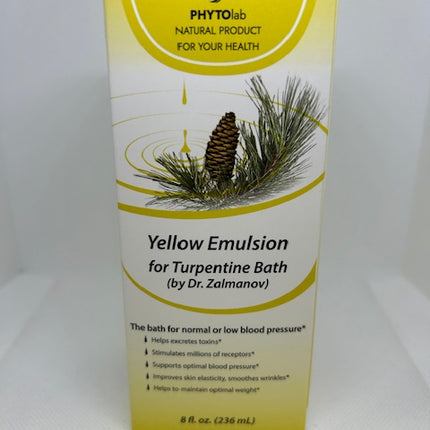 YELLOW EMULSION for Turpentine Bath (by Dr. Zalmanov)
