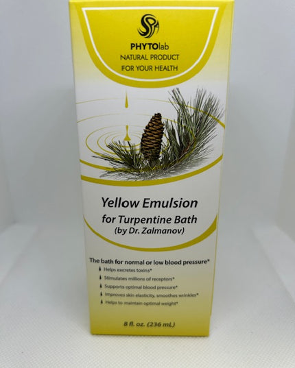 YELLOW EMULSION for Turpentine Bath (by Dr. Zalmanov)